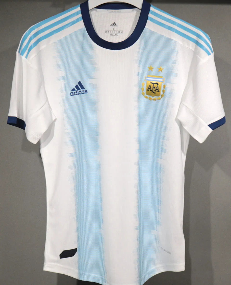 2019 Argentina Home Retro Player Version Soccer Jersey 球员版 Back