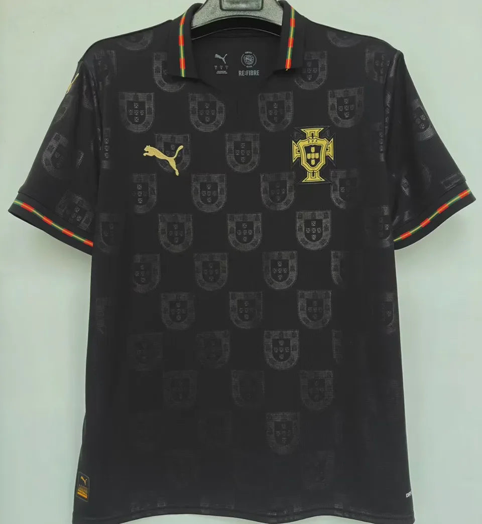 2026/27 Portugal 1:1 Quality Special Edition Black Fans Soccer Jersey Detail 2