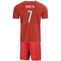 RONALDO #7 Kids Portugal Home Jersey Kit World Cup 2026 - [Super Replica] Front