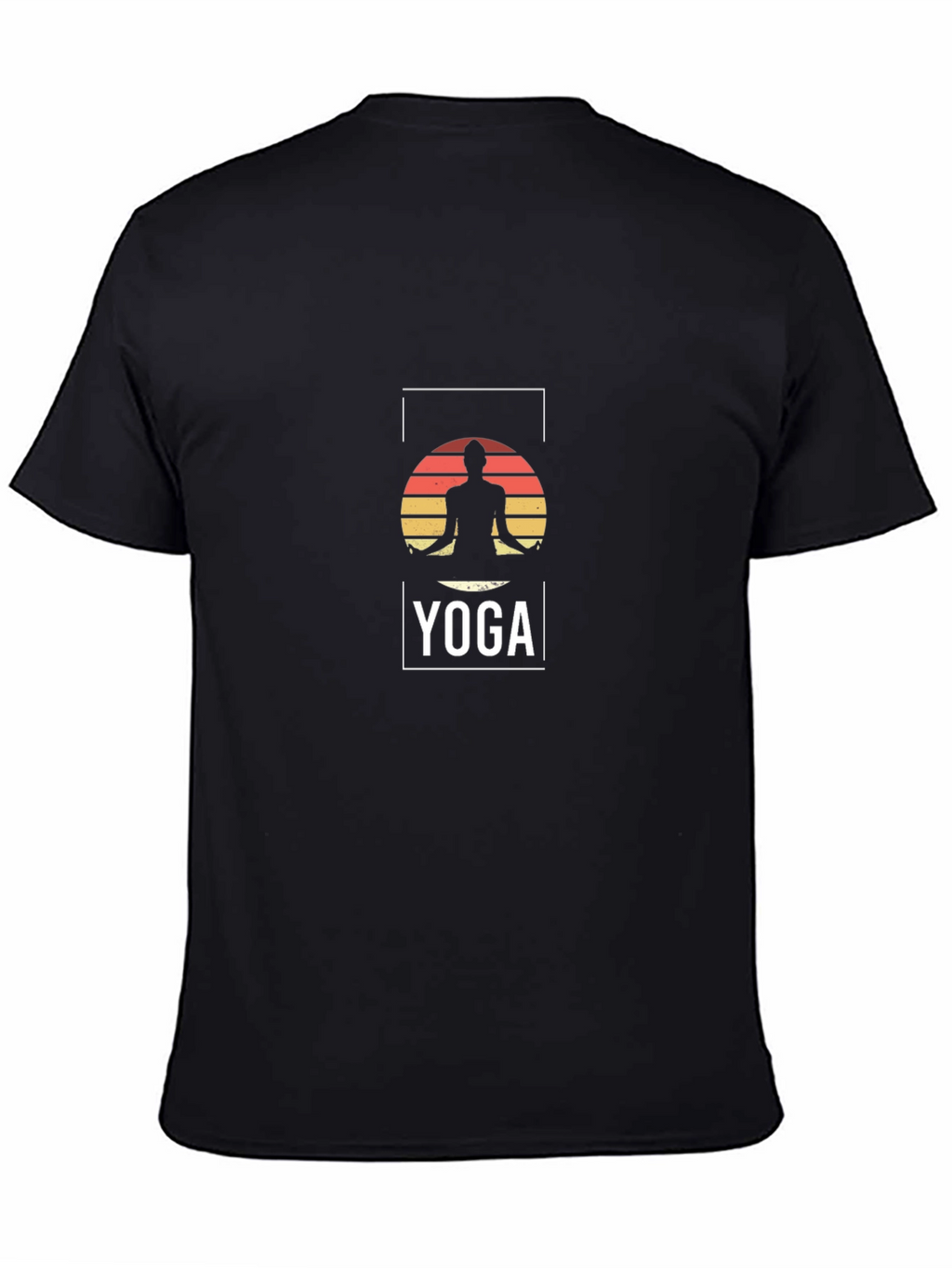 Yoga Silhouette T-Shirt - Meditation Design