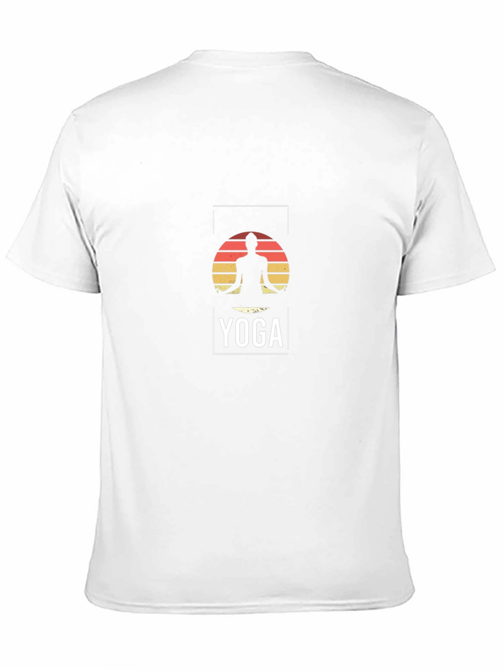 Yoga Silhouette T-Shirt - Meditation Design