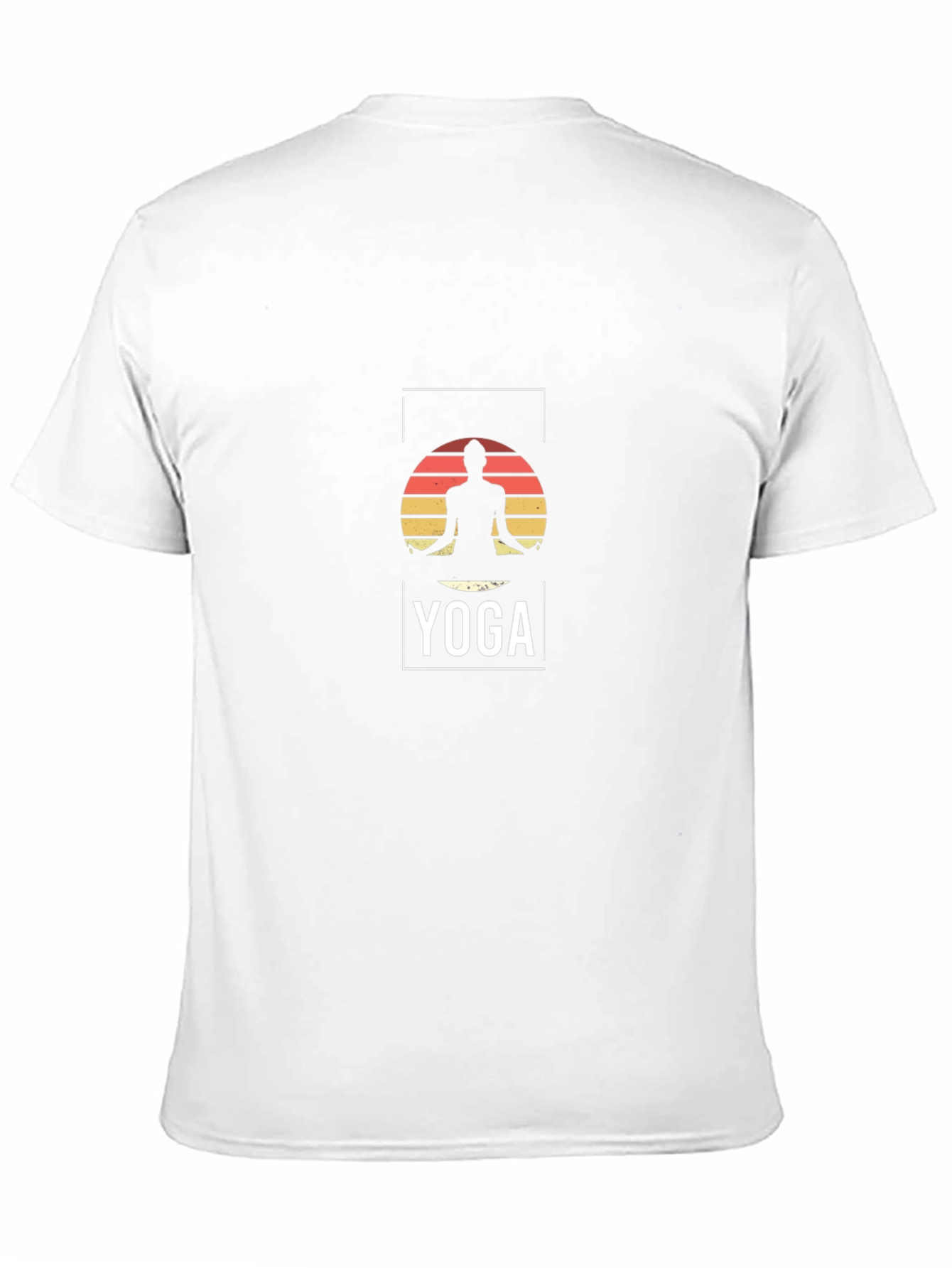 Yoga Silhouette T-Shirt - Meditation Design