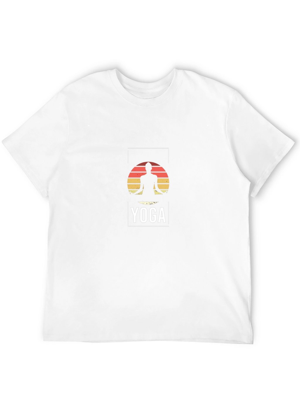 Yoga Silhouette T-Shirt - Meditation Design