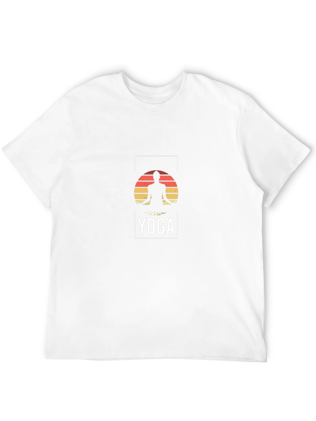 Yoga Silhouette T-Shirt - Meditation Design