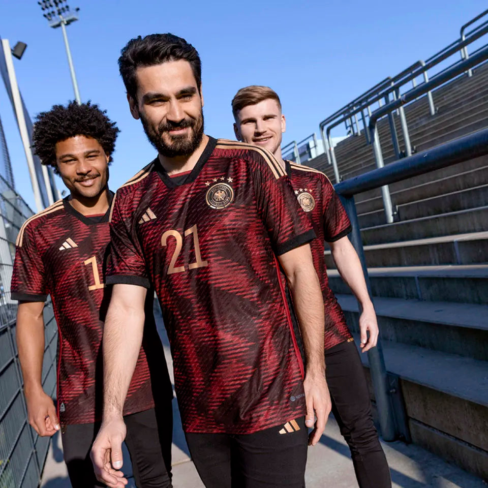 2022/23 Germany Away Player Version Soccer Jersey Detail 1