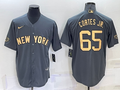 Men's New York Yankees Nestor Cortes Jr. #65 Gray Replica Baseball Jerseys
