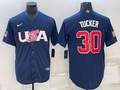 Men's 2023 World Baseball Classic #30 Kyle Tucker USA Navy Jerseys