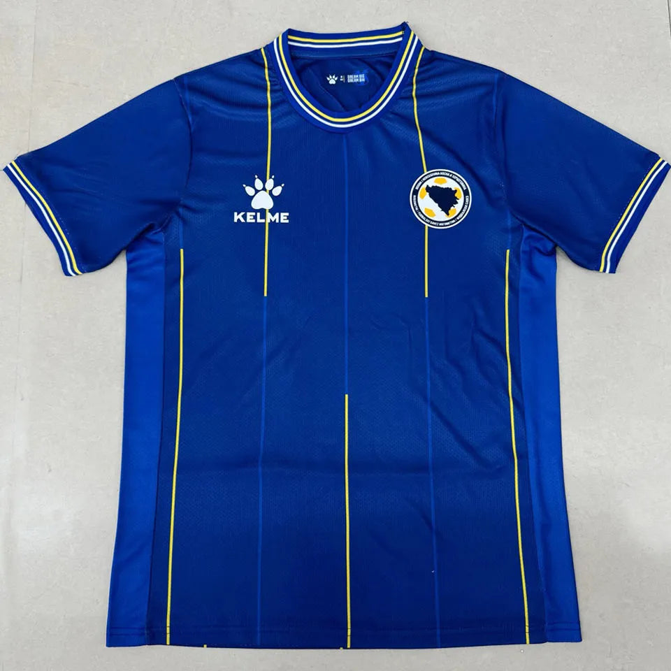 2026/27 Bosnia-Herzegovina Home Blue Fans Soccer Jersey 波黑 Front
