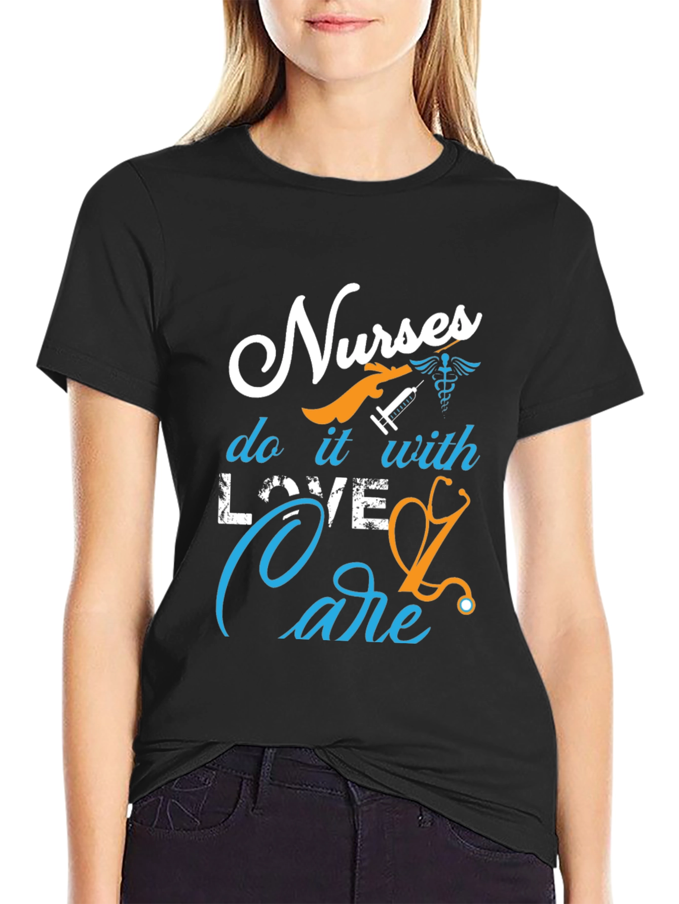 Nurses Love & Care T-Shirt - Medical Professional Apparel
