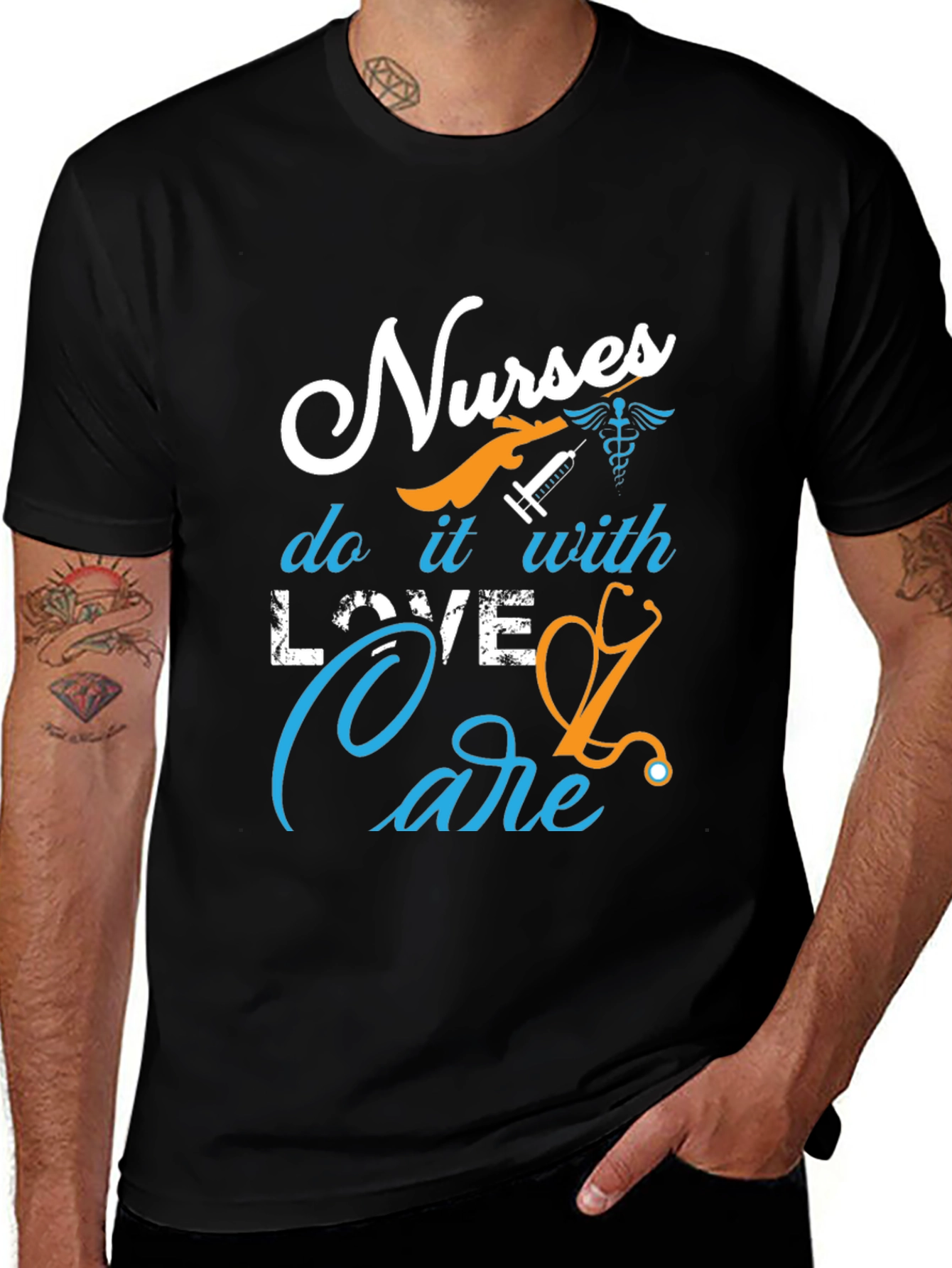Nurses Love & Care T-Shirt - Medical Professional Apparel