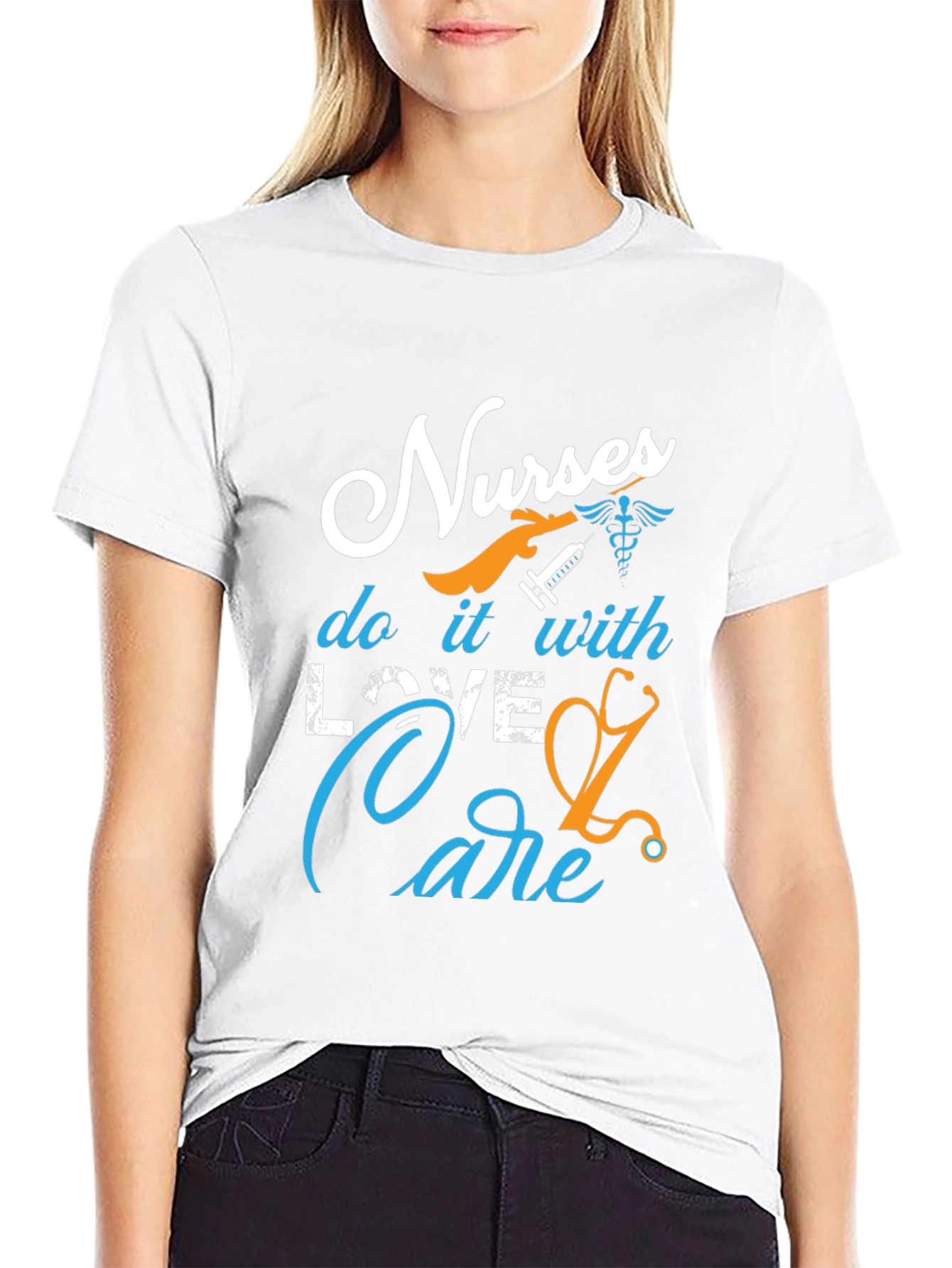 Nurses Love & Care T-Shirt - Medical Professional Apparel