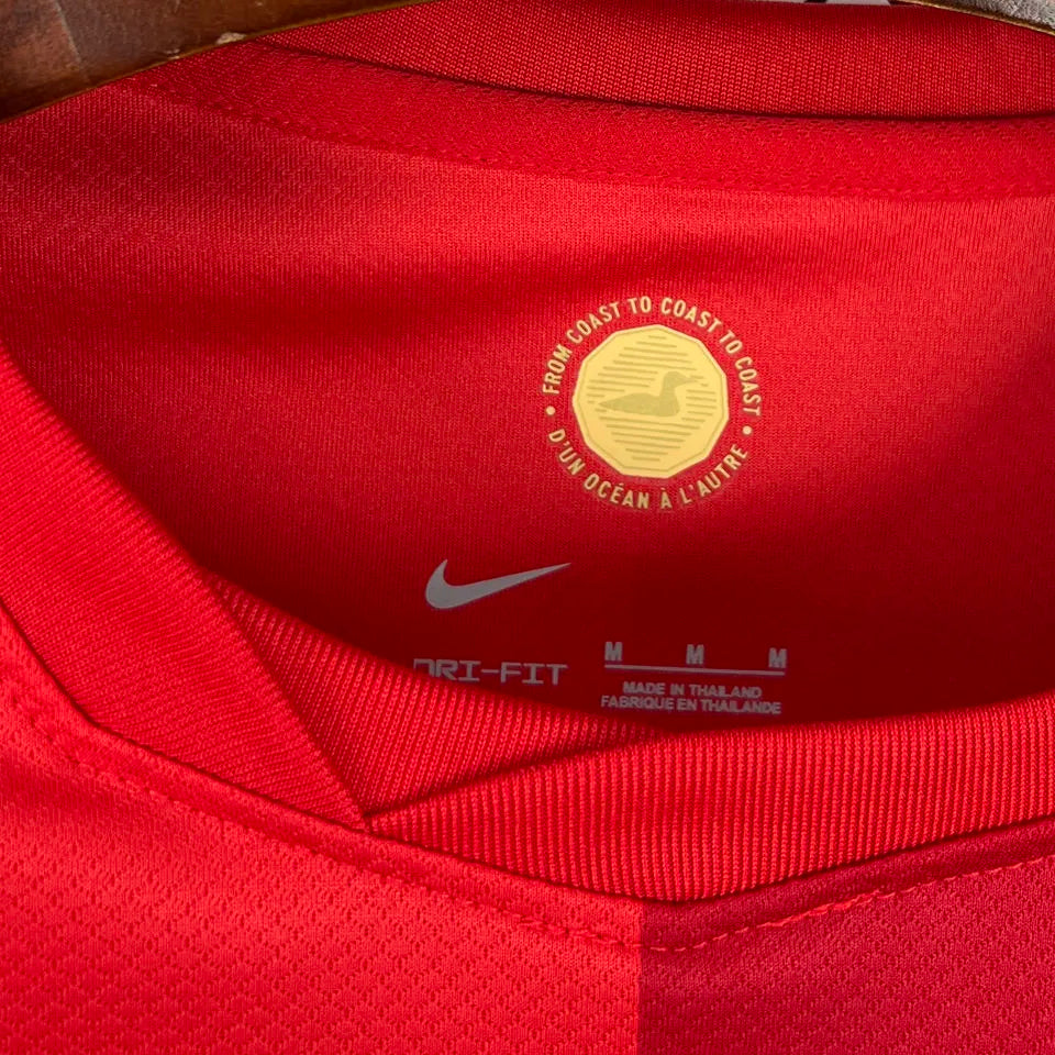 2026/27 Canada Home Red Wonen Soccer Jersey 女 Detail 3