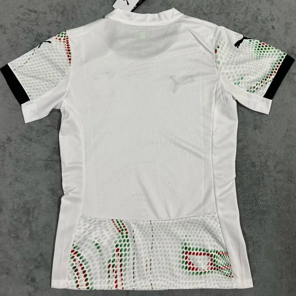 2025/26 Portugal Away White Women Soccer Jersey 女 Back