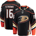 Men's Anaheim Ducks Ryan Strome #16 Black Home Breakaway Jerseys