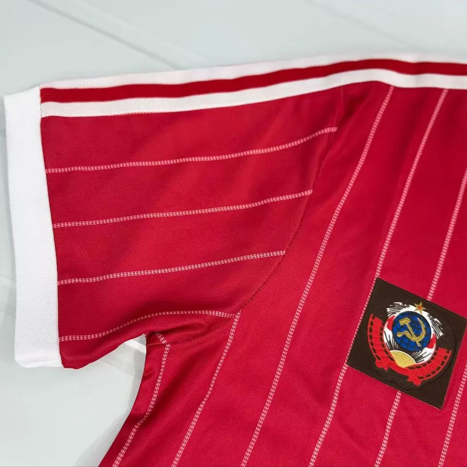 1982/1983 CCCP Home Red Retro Soccer Jersey Detail 2