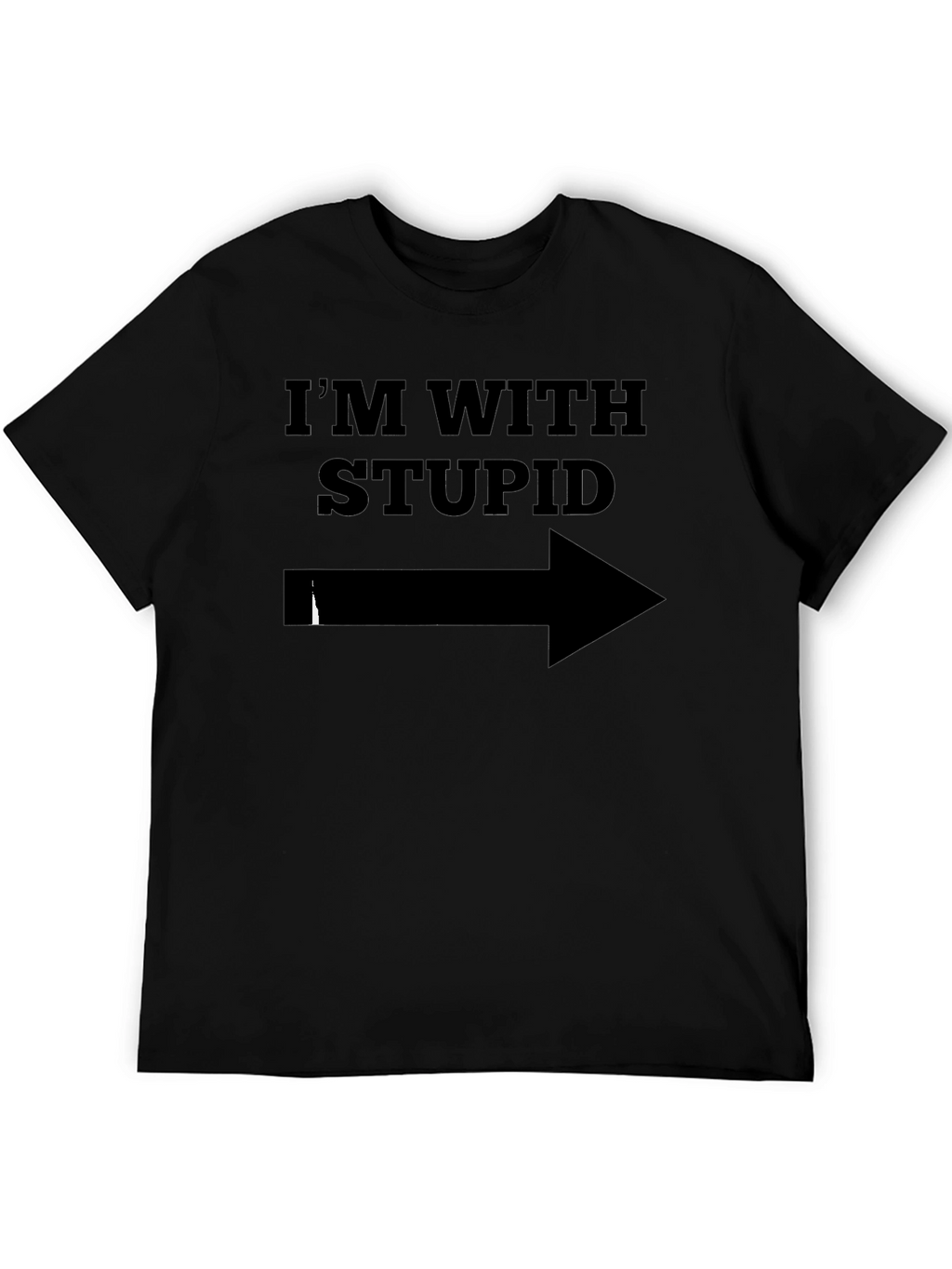Im With Stupid T-Shirt - Humorous Novelty Tee