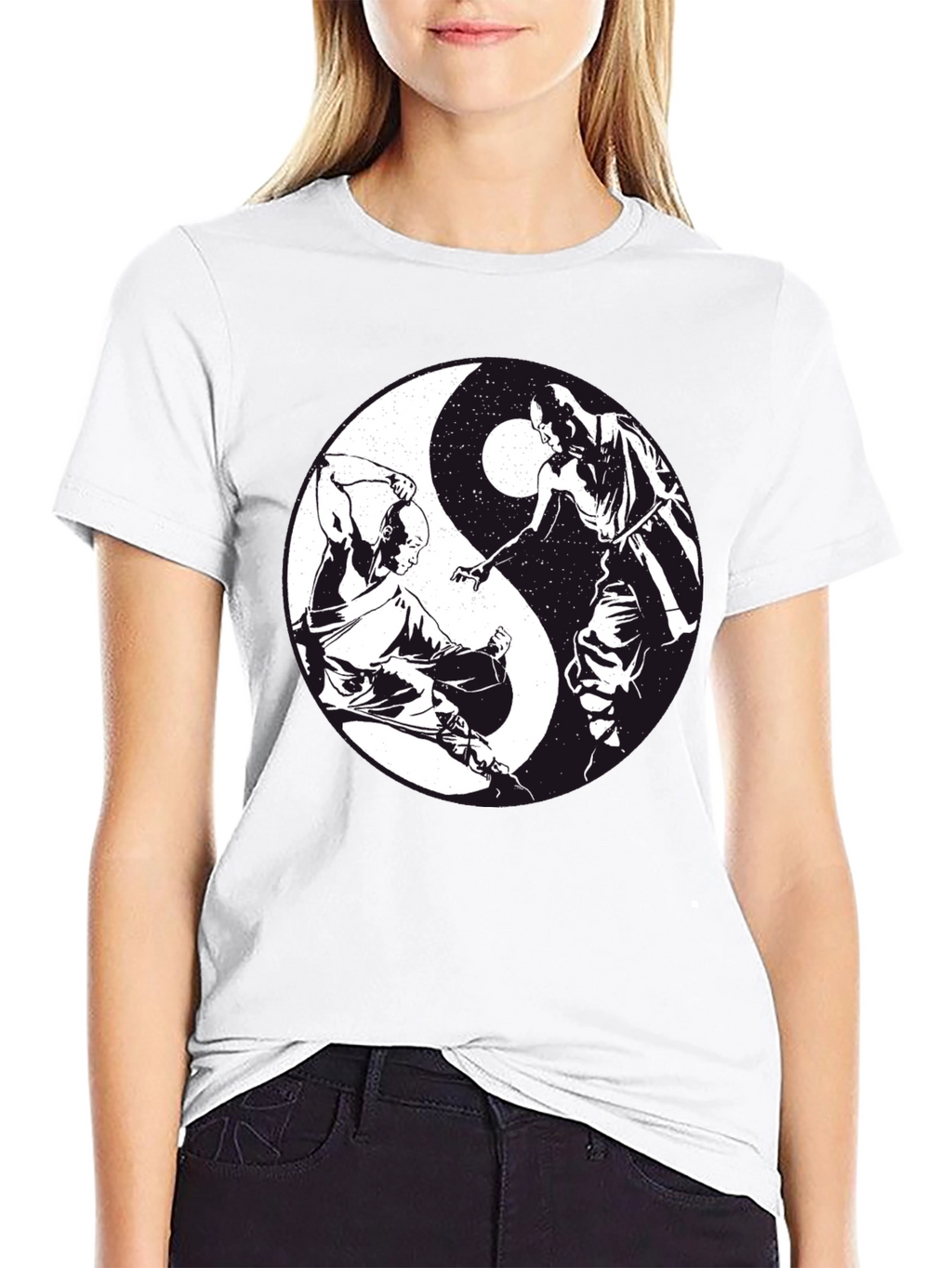 Yin Yang Martial Arts T-Shirt - Black