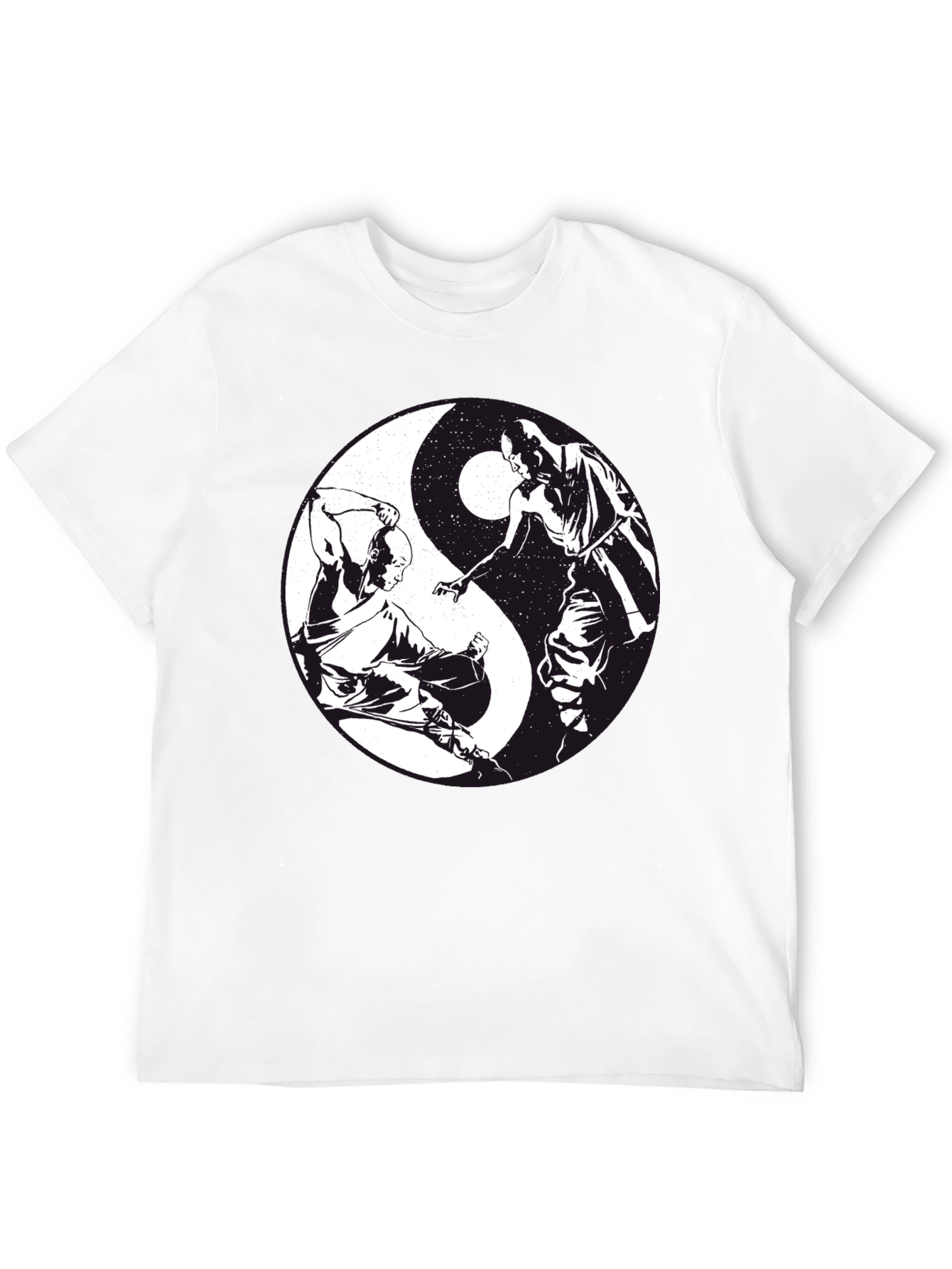 Yin Yang Martial Arts T-Shirt - Black