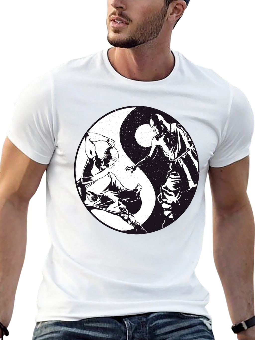 Yin Yang Martial Arts T-Shirt - Black