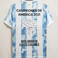 2021 Argentina Copa América Championship Edition 1:1 Fans Jersey 球迷版有胸前15星小字 Front