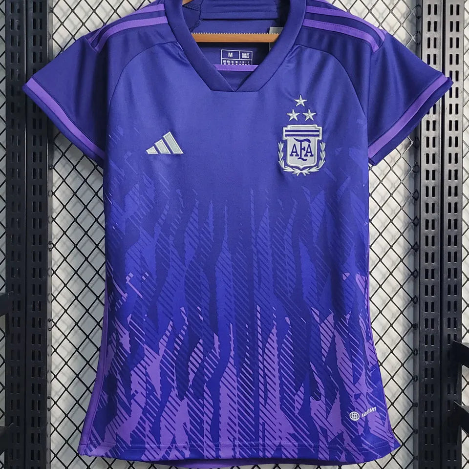 2022/23 Argentina Away Women Jersey (3 Stars 3星) Detail 1