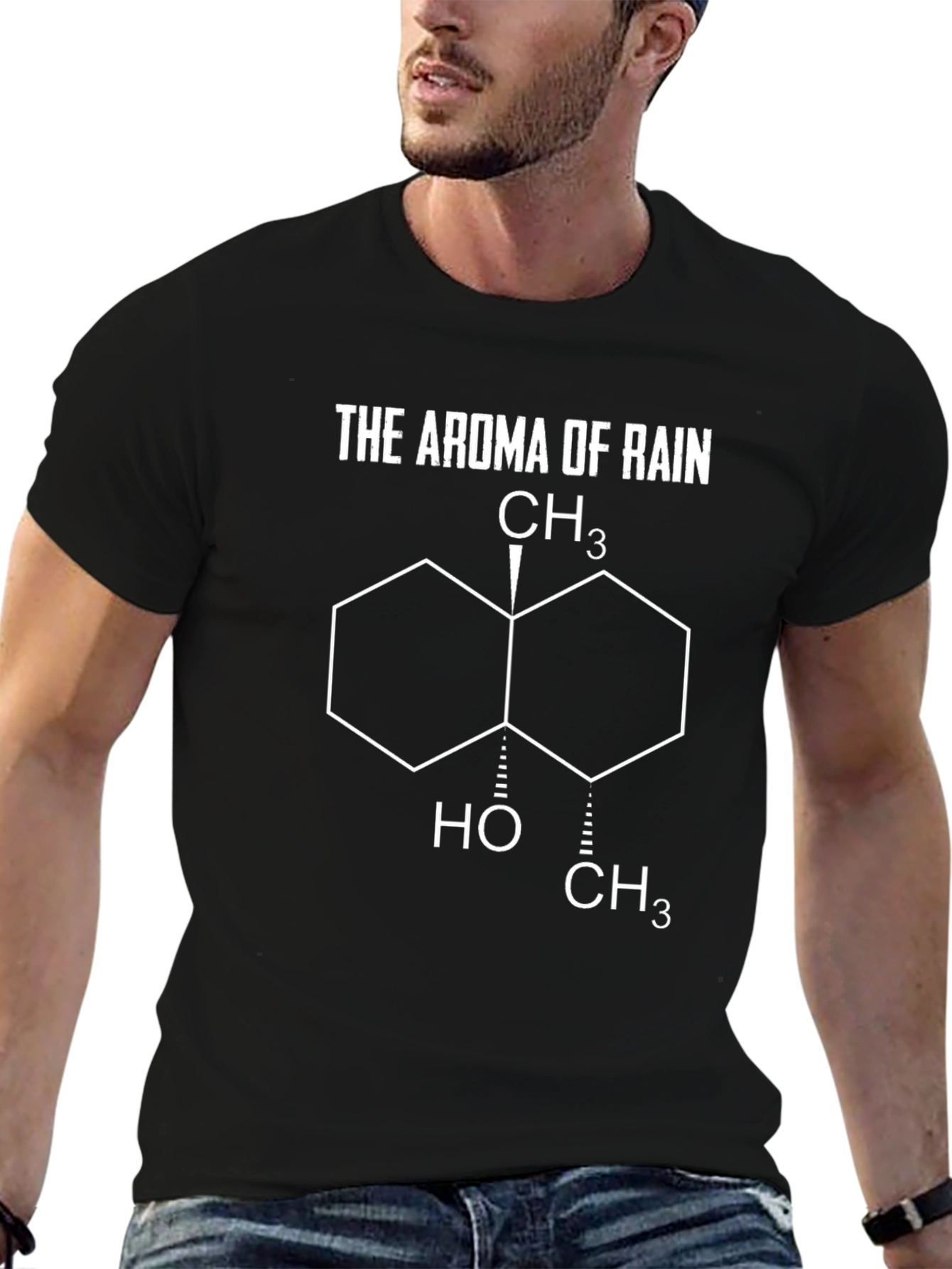 The Aroma of Rain T-Shirt | Geosmin Molecule Tee