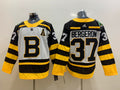 Men's Boston Bruins Patrice Bergeron #37 White Replica Jerseys