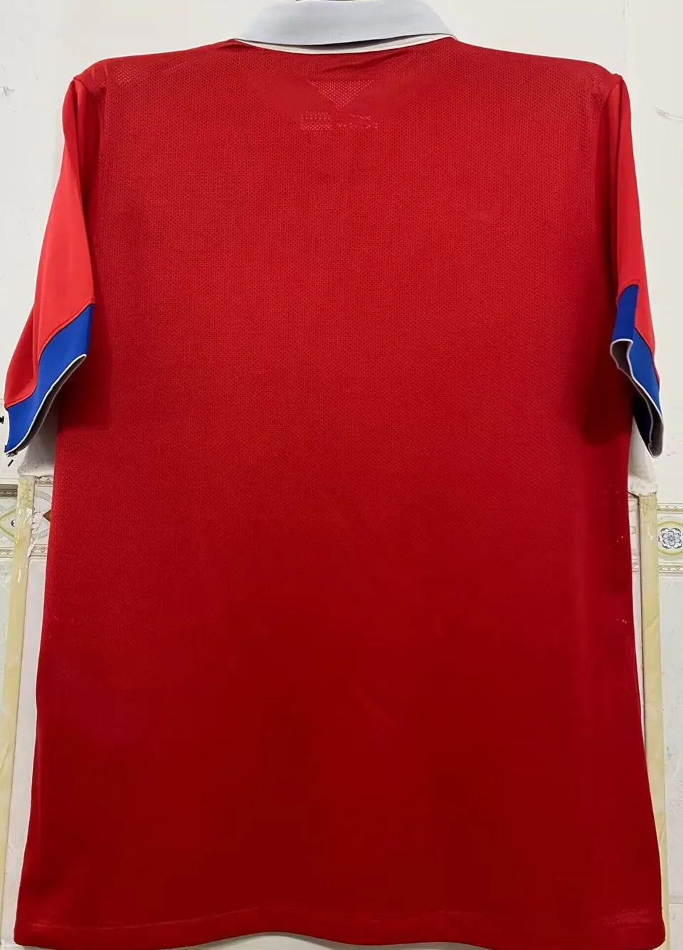 2015/16 Chile Home Red Retro Soccer Jersey Back