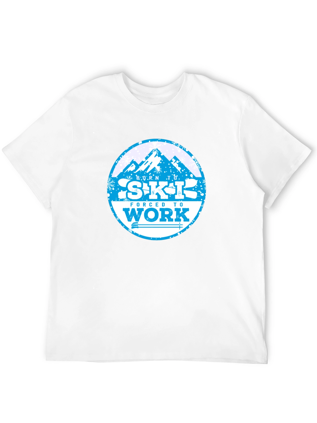 Born to Ski T-Shirt - Mountain Graphic Tee
