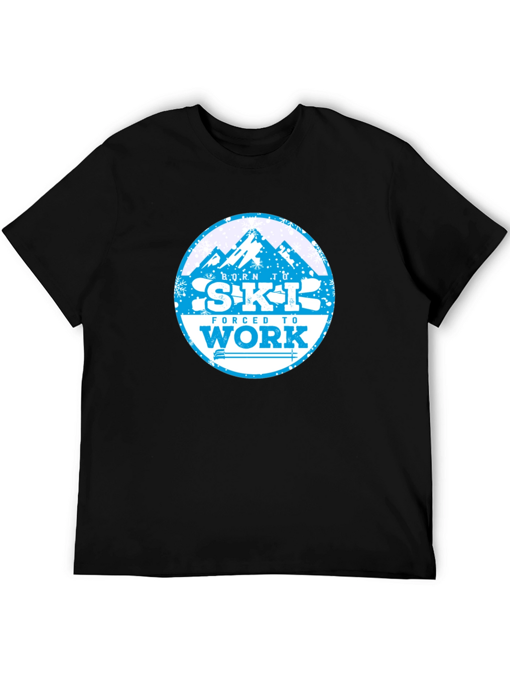 Born to Ski T-Shirt - Mountain Graphic Tee