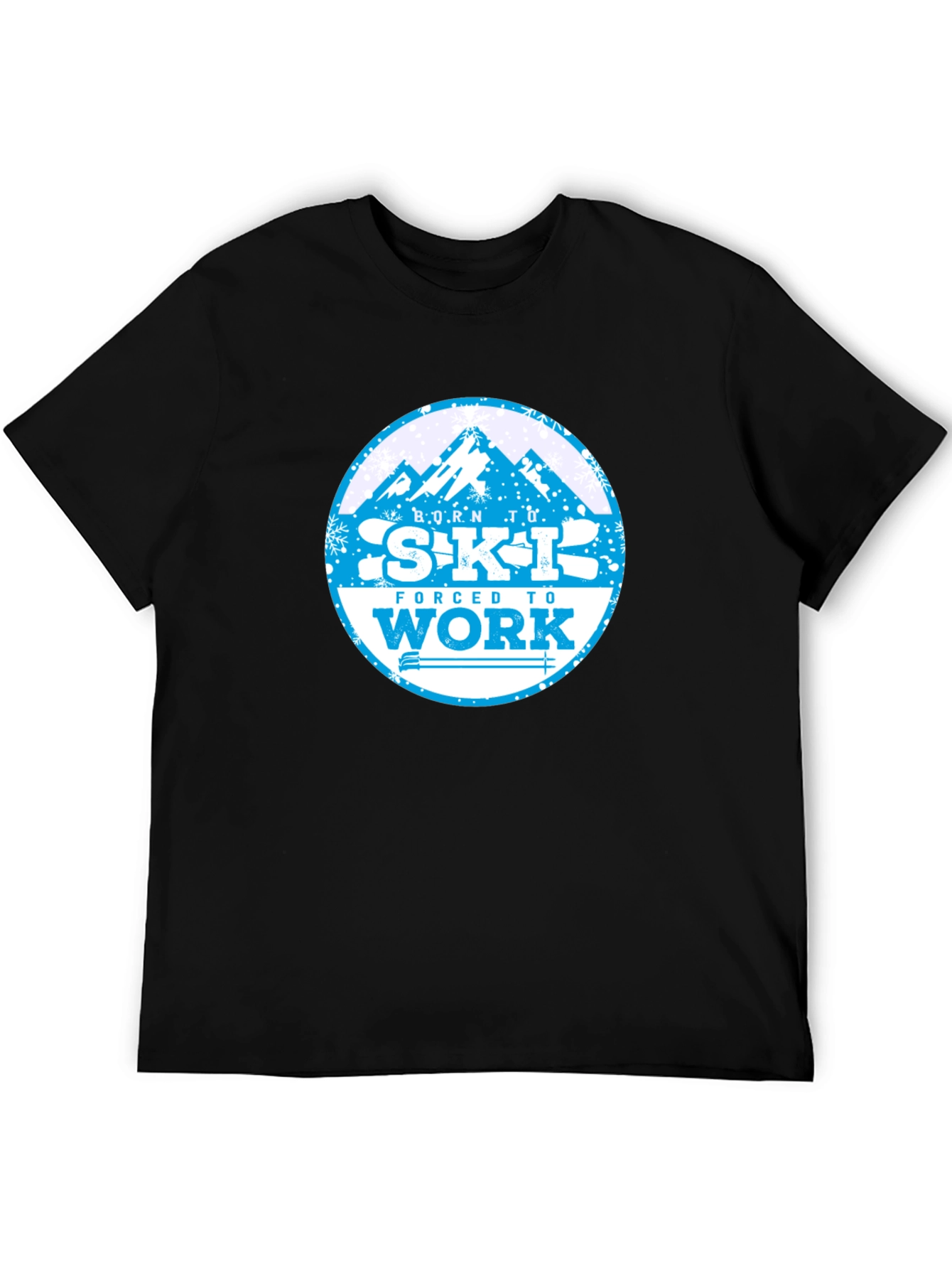Born to Ski T-Shirt - Mountain Graphic Tee