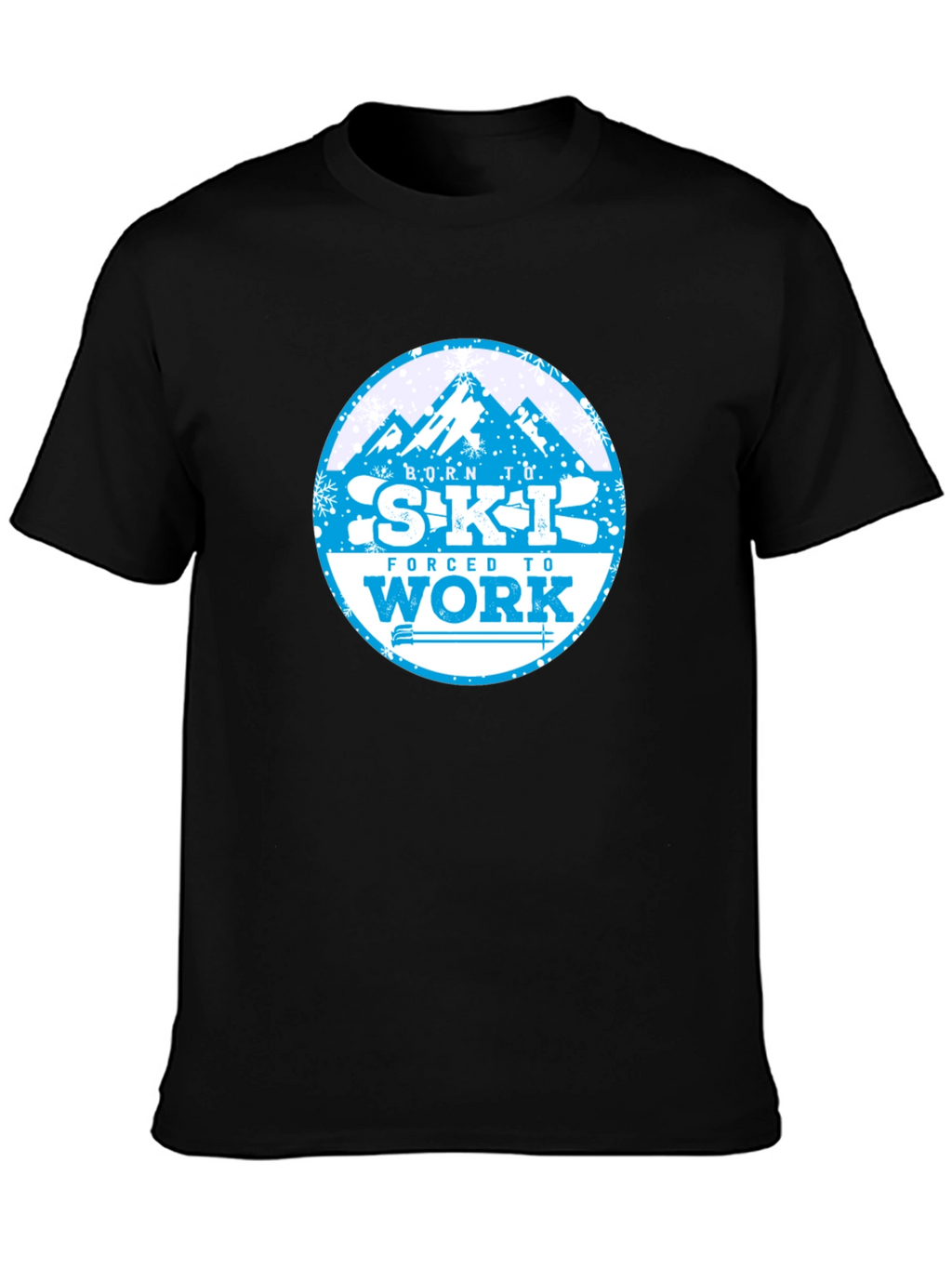 Born to Ski T-Shirt - Mountain Graphic Tee