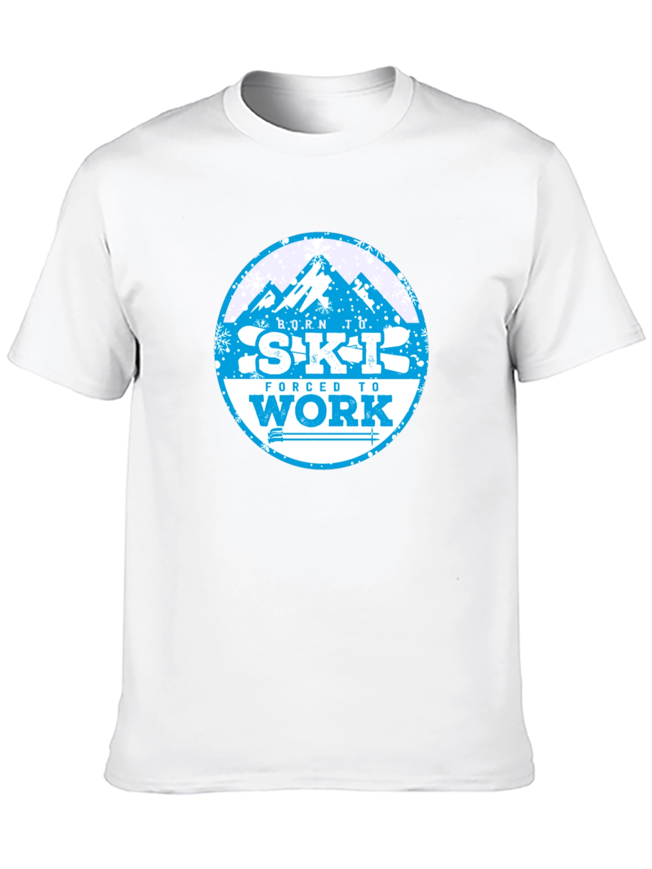 Born to Ski T-Shirt - Mountain Graphic Tee