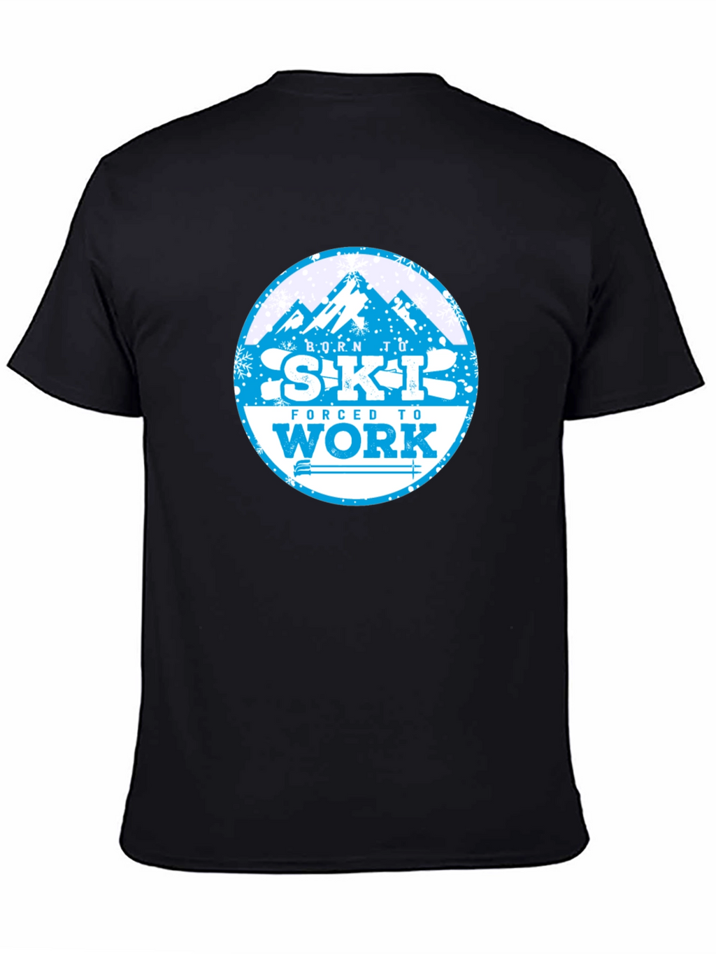 Born to Ski T-Shirt - Mountain Graphic Tee