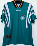 1996/97 Germany Away Green Retro Soccer Jersey Front