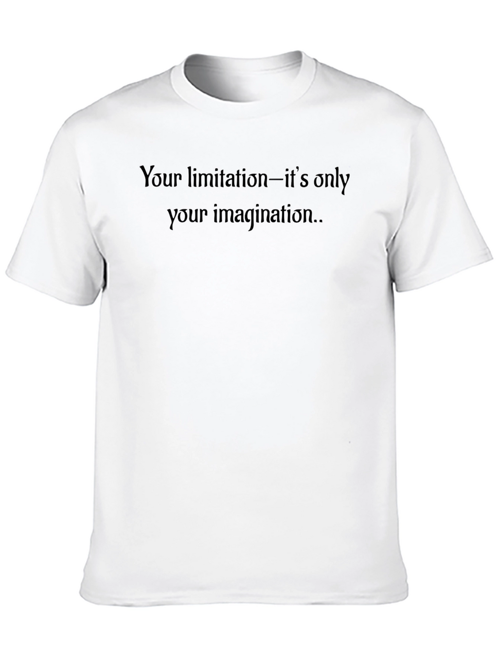 Inspirational Imagination Black T-Shirt