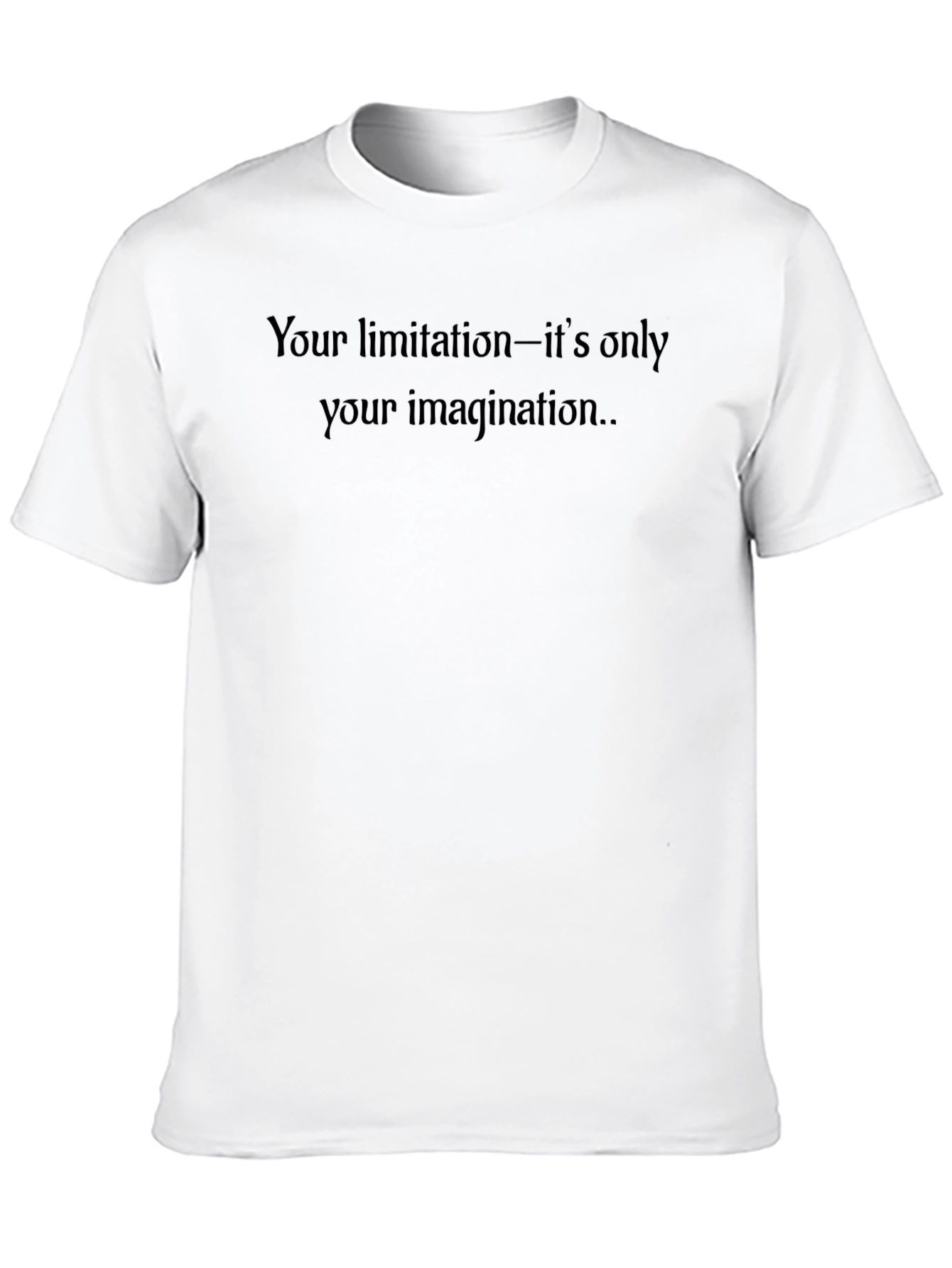 Inspirational Imagination Black T-Shirt