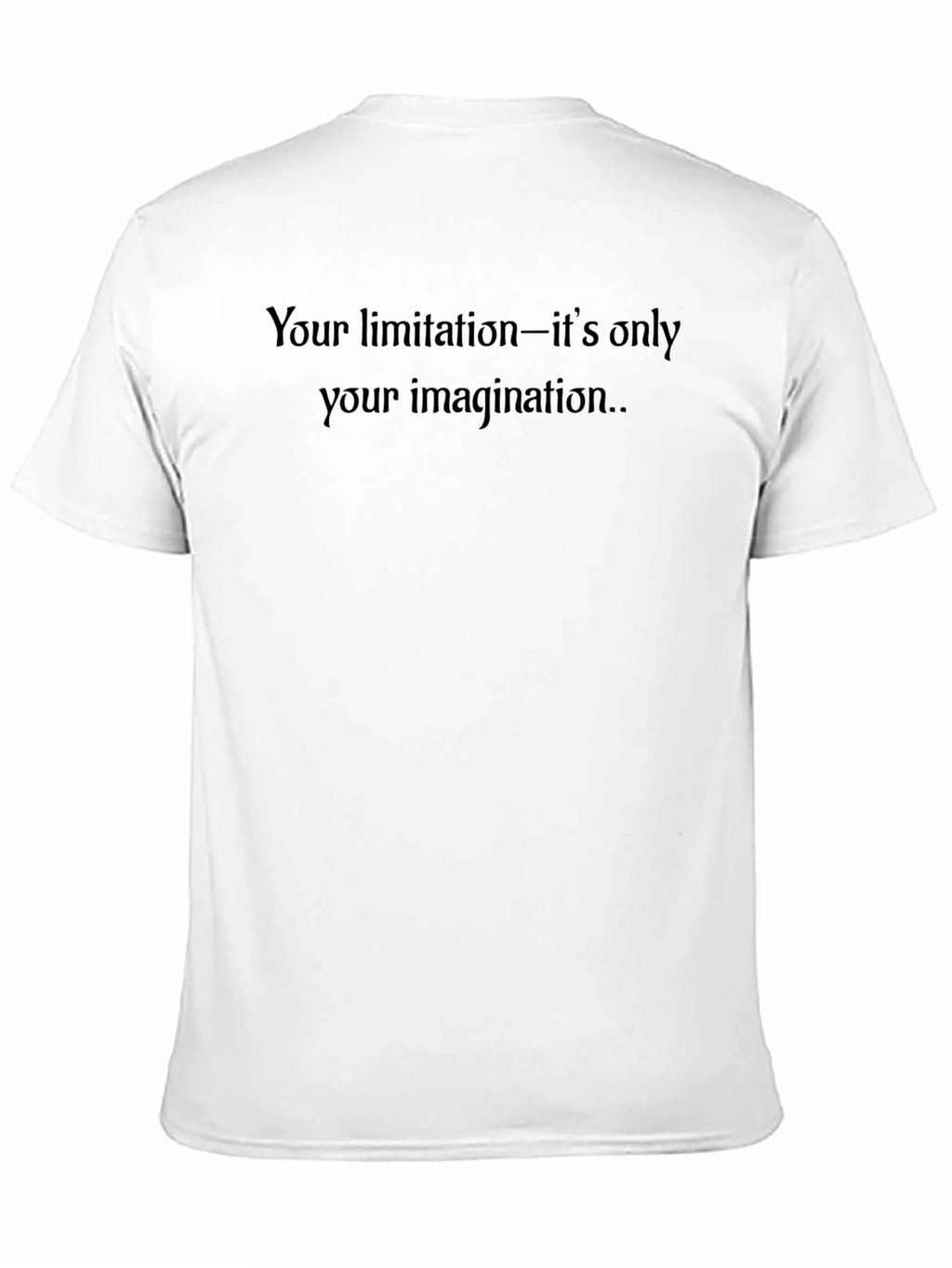 Inspirational Imagination Black T-Shirt