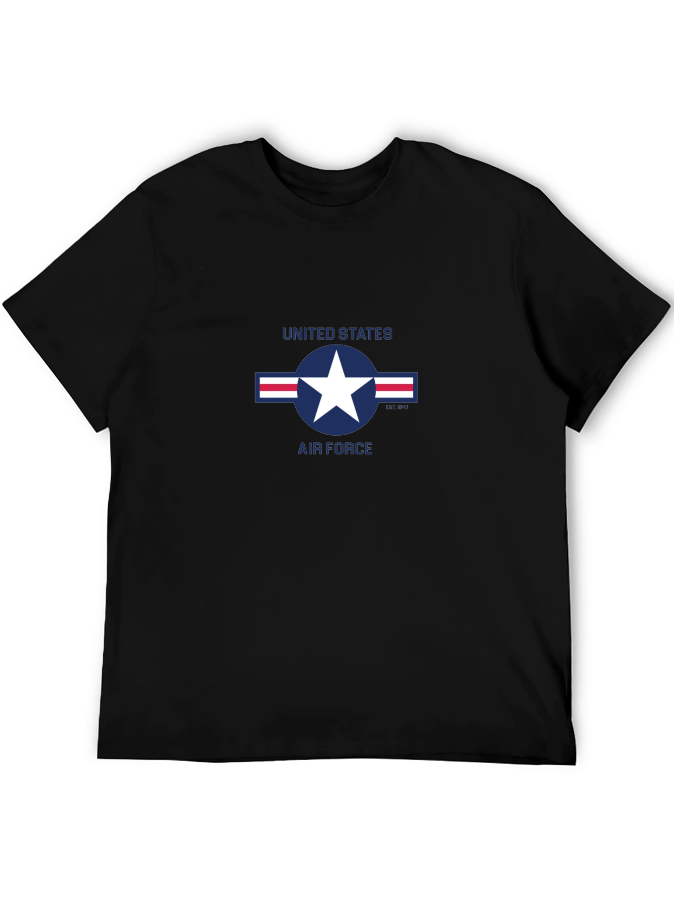 US Air Force Logo Black T-Shirt
