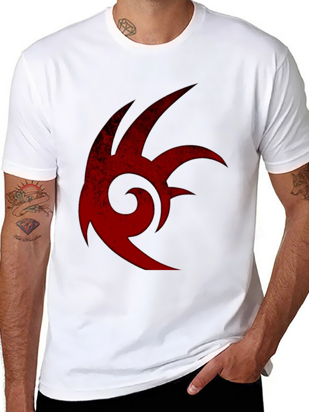 Shadow the Hedgehog Emblem Black T-Shirt