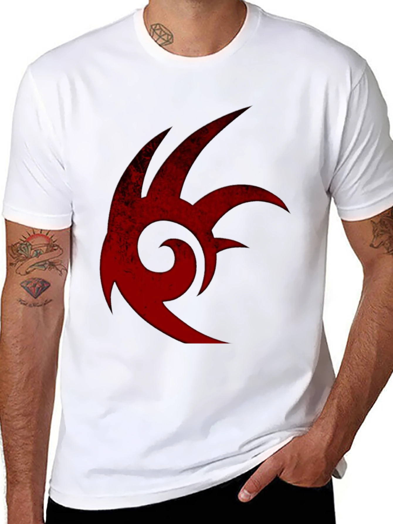 Shadow the Hedgehog Emblem Black T-Shirt