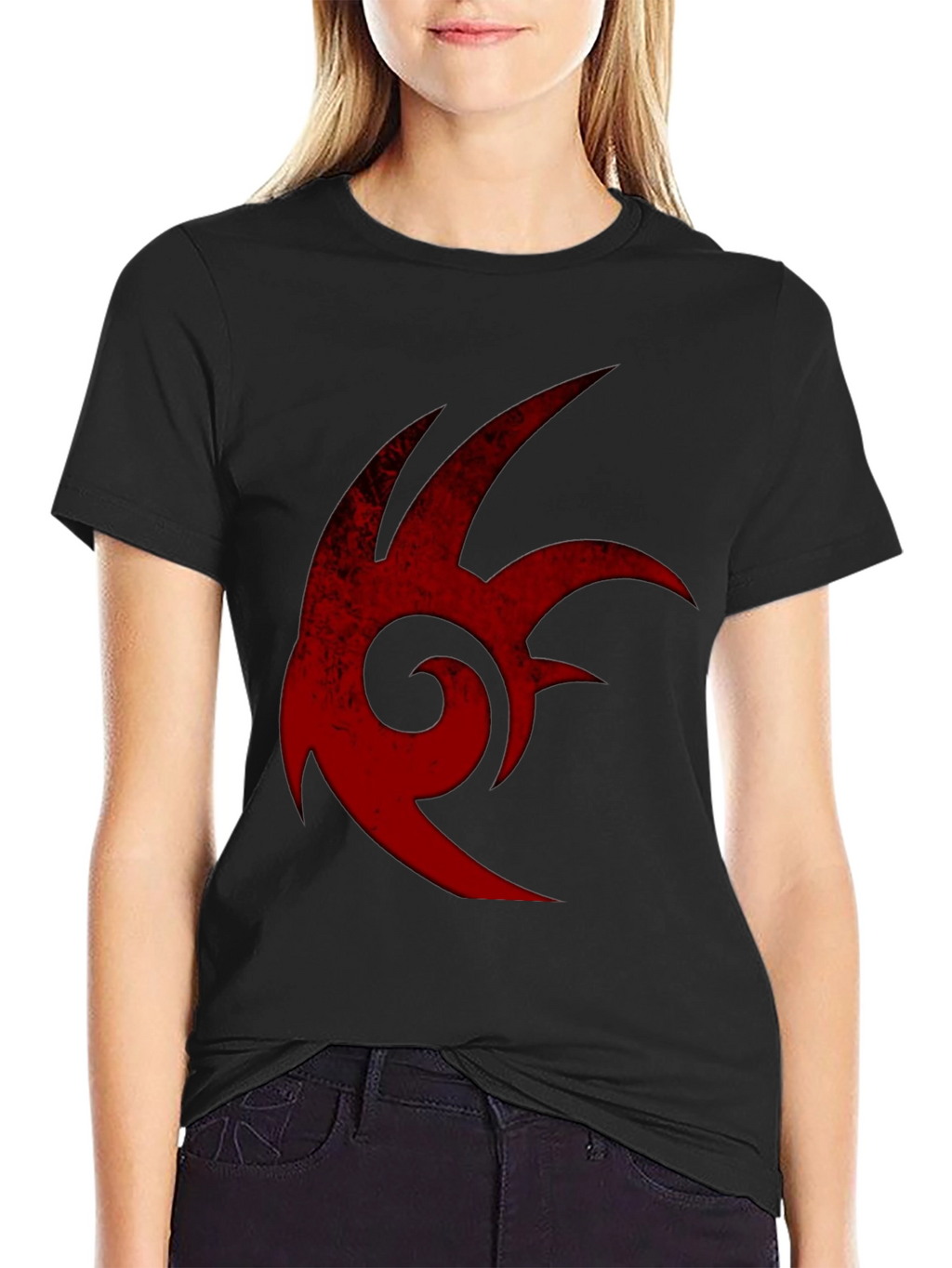 Shadow the Hedgehog Emblem Black T-Shirt