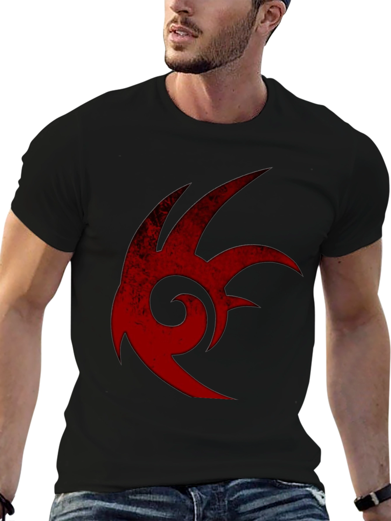 Shadow the Hedgehog Emblem Black T-Shirt