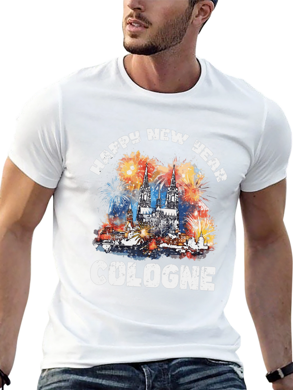 Cologne Happy New Year T-Shirt