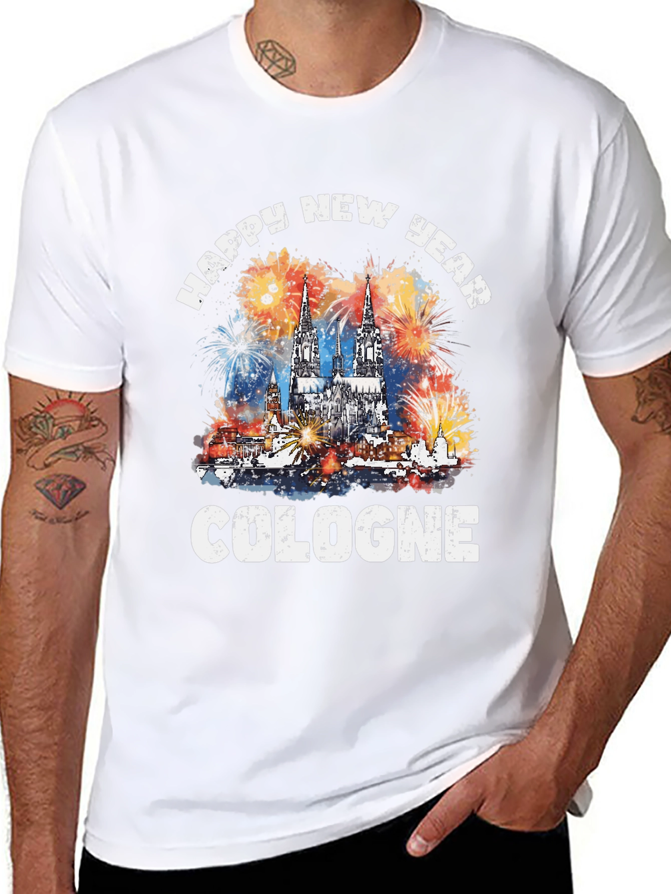 Cologne Happy New Year T-Shirt