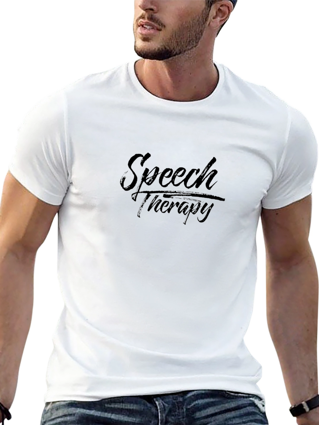 Speech Therapy Black T-Shirt