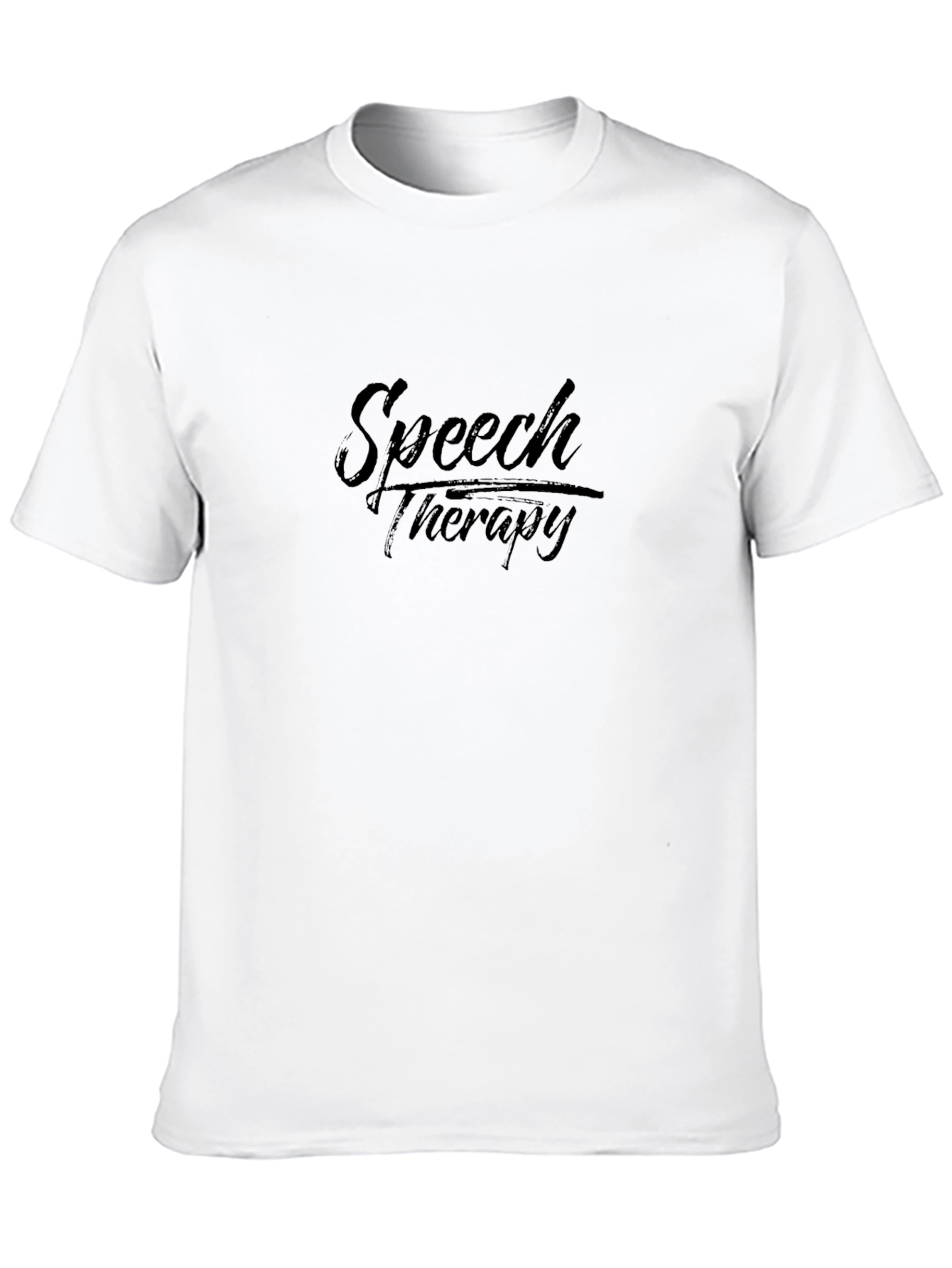 Speech Therapy Black T-Shirt