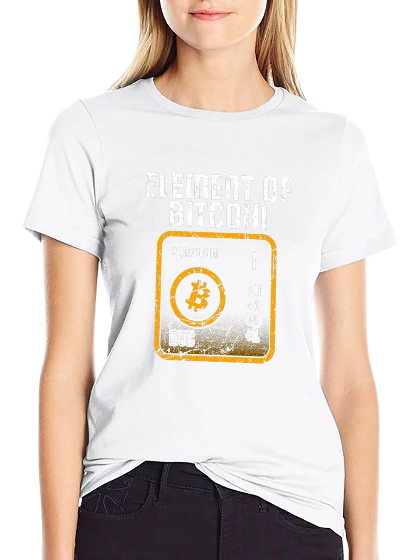 Element of Bitcoin Graphic Tee - Crypto HODL T-Shirt