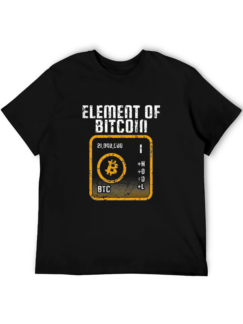Element of Bitcoin Graphic Tee - Crypto HODL T-Shirt