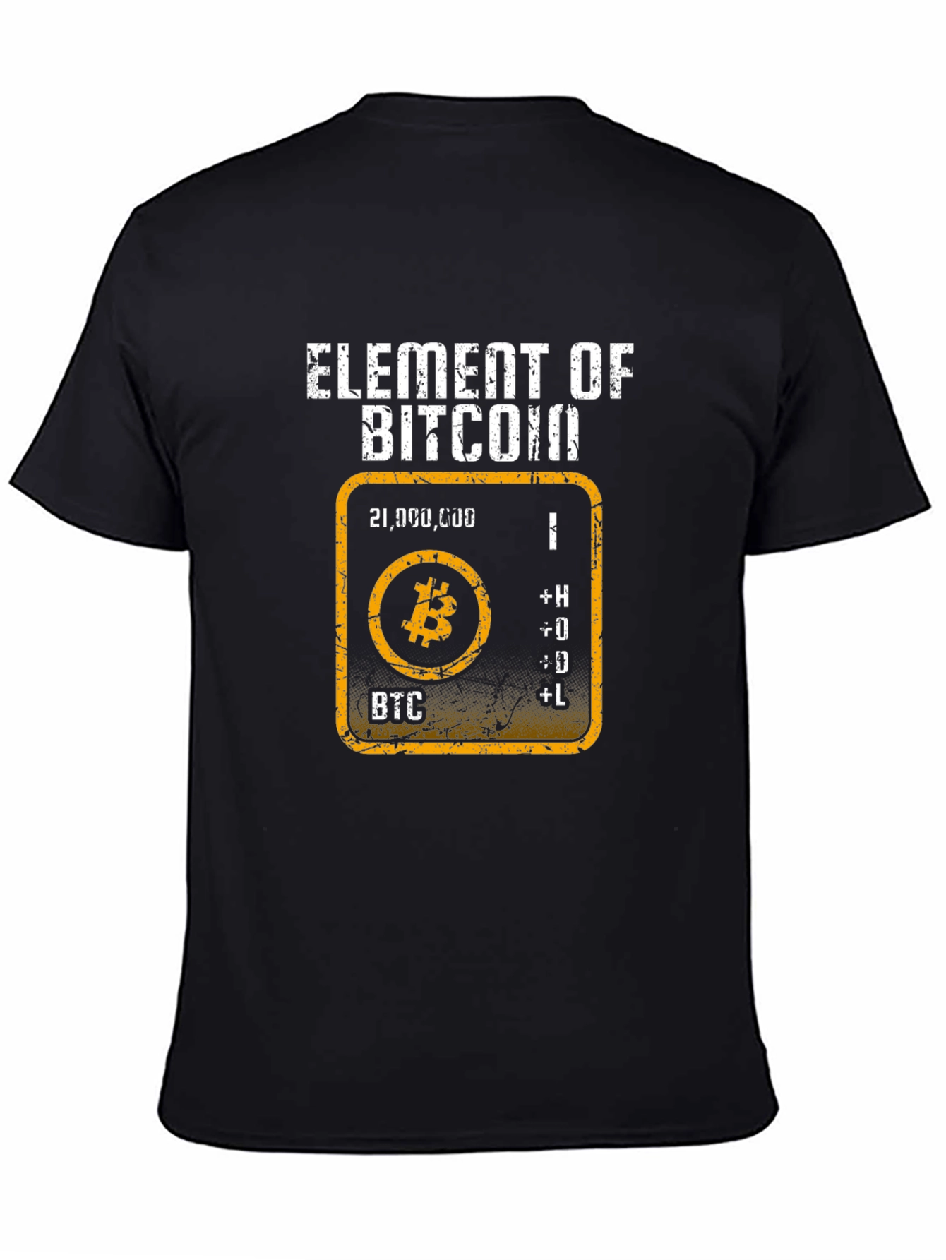Element of Bitcoin Graphic Tee - Crypto HODL T-Shirt
